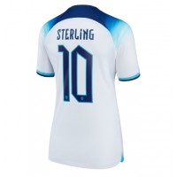 Billiga England Raheem Sterling #10 Hemma fotbollskläder Dam VM 2022 Kortärmad